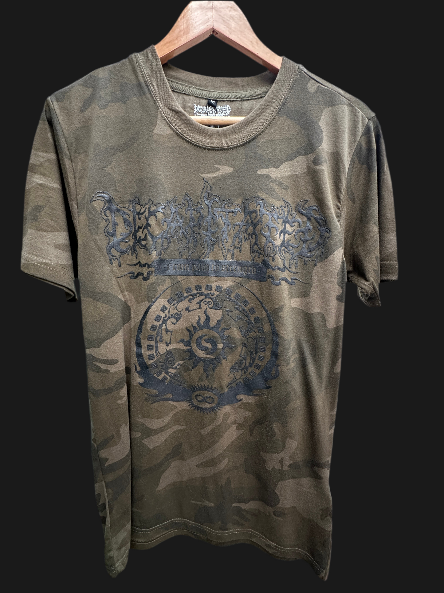 From Pain To Strength camo t-shirt