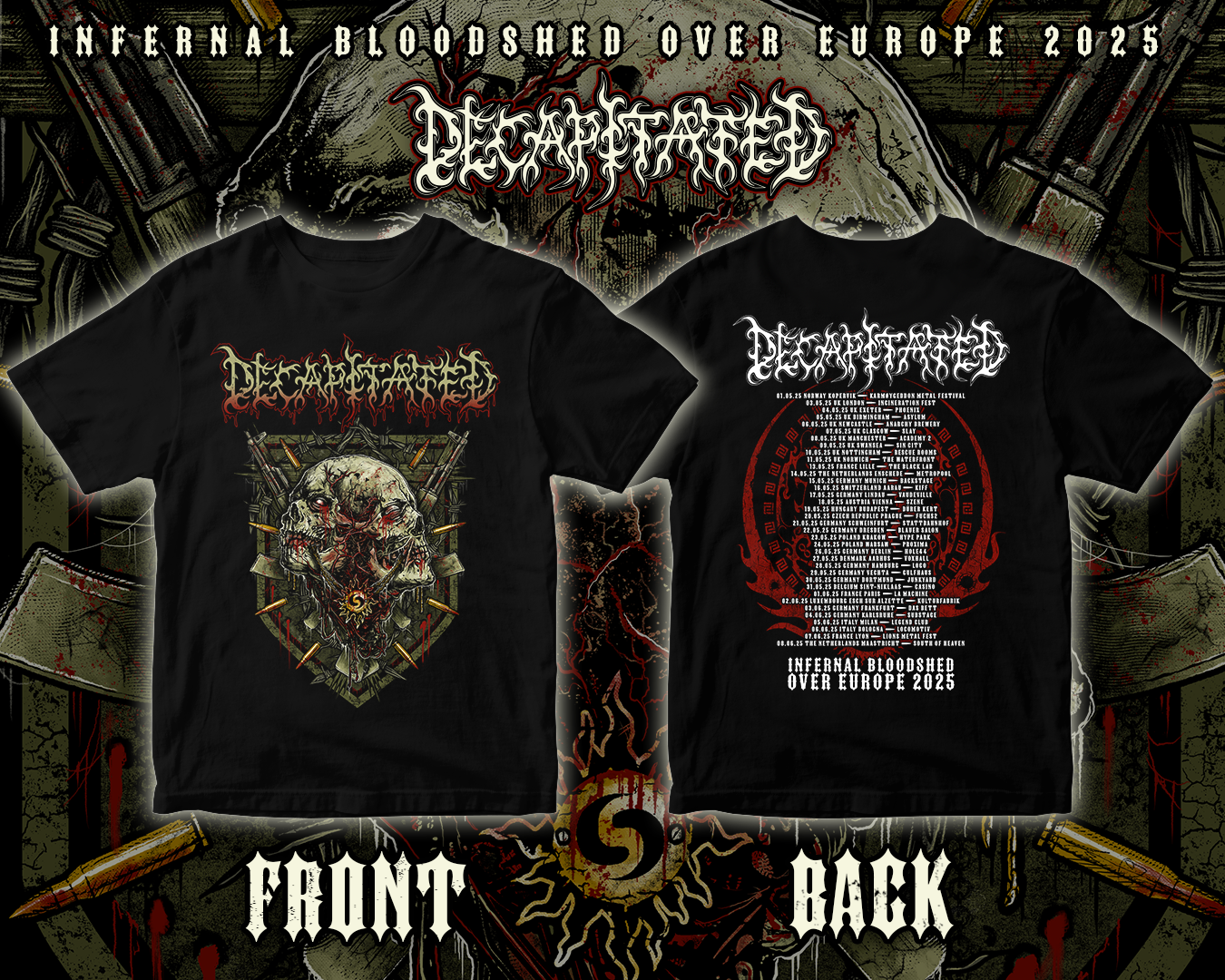 INFERNAL BLOODSHED TOUR TEE
