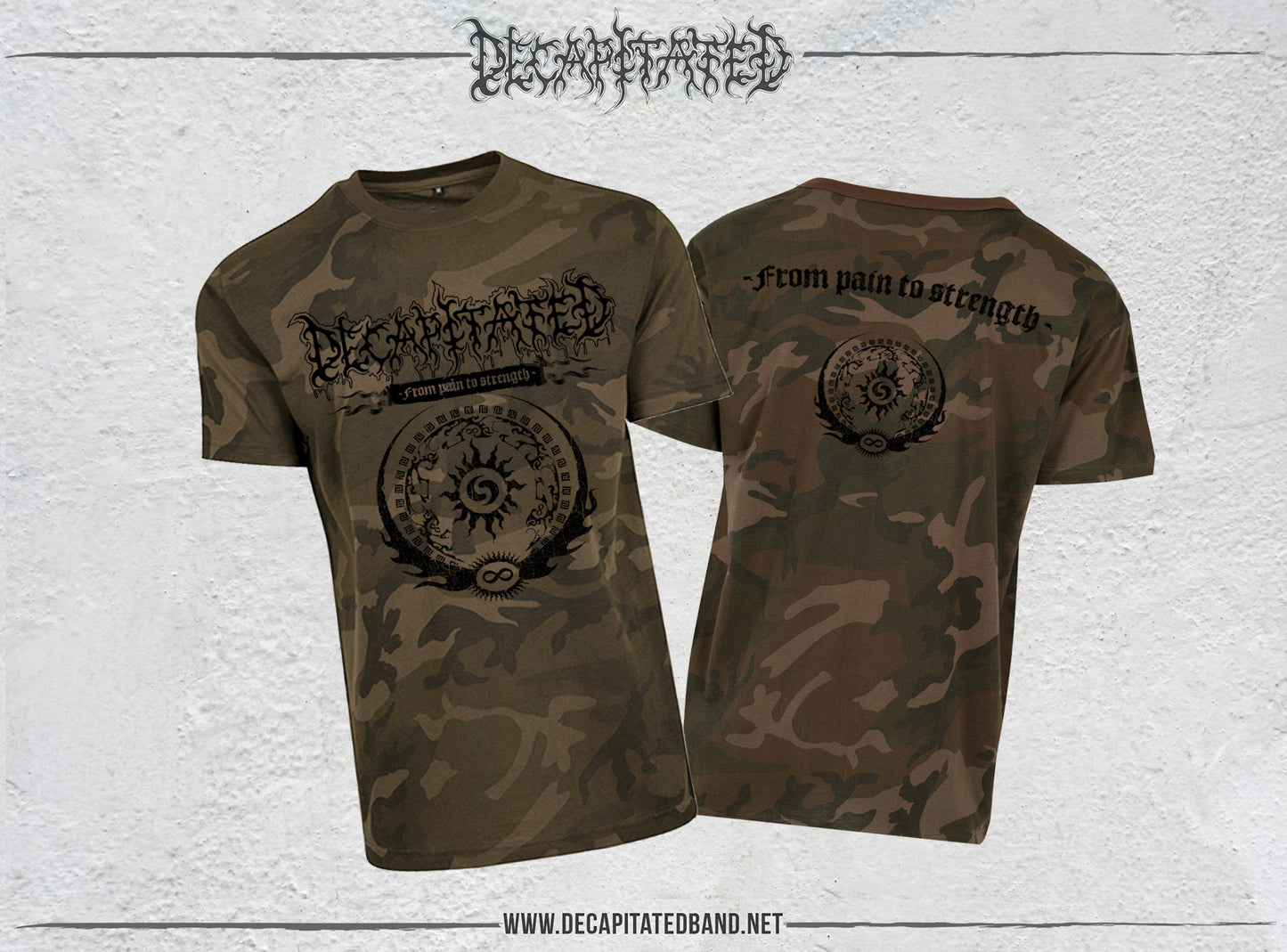 From Pain To Strength camo t-shirt