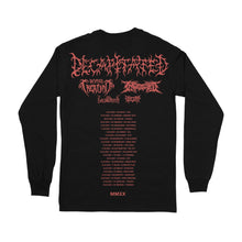 Load image into Gallery viewer, Rising Merch FACES OF DEATH official tour long sleeve (TOUR LEFTOVERS)

