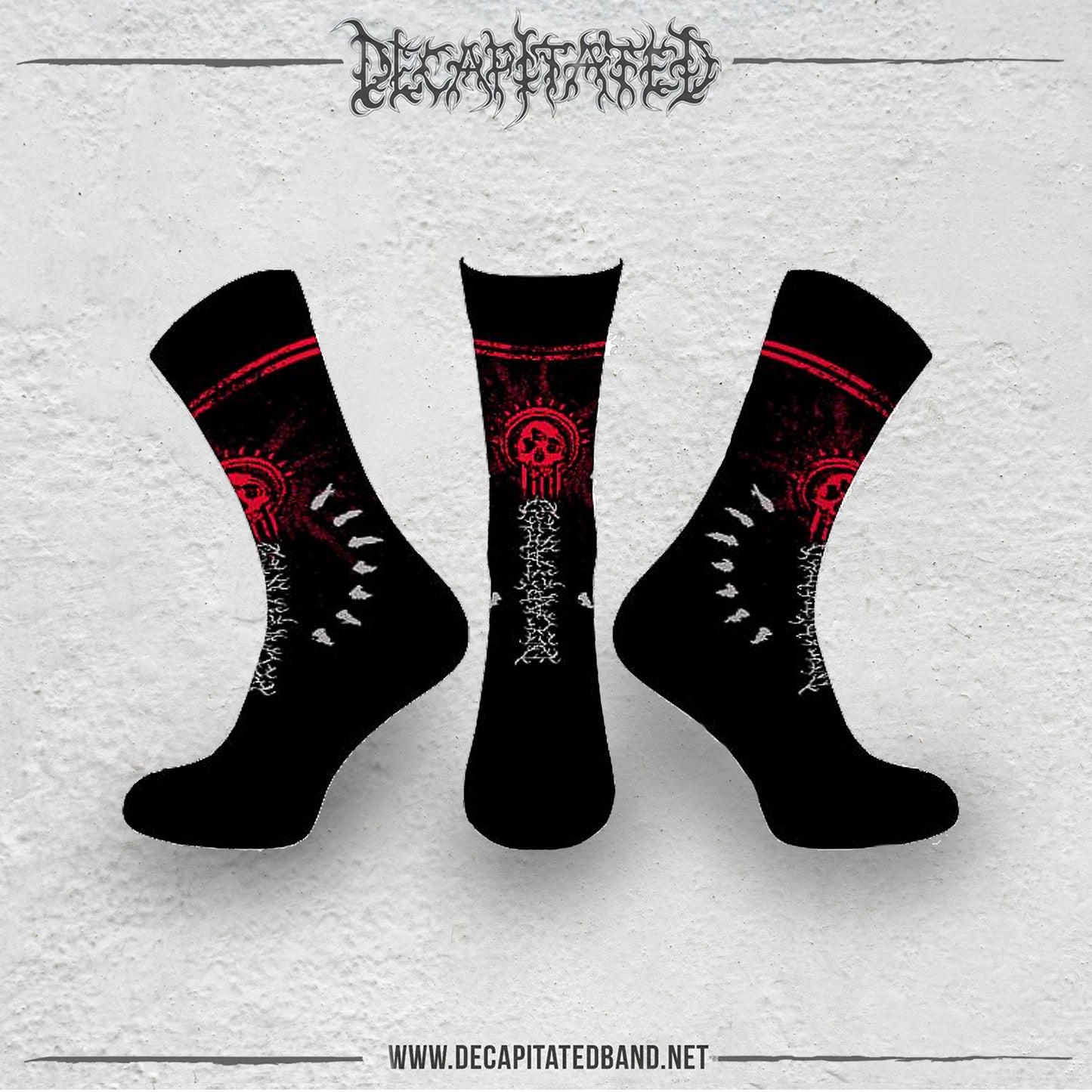 Black Decapitated casual socks