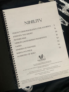THE ART OF DEATH METAL "NIHILITY" OFFICIAL GUITAR TAB BOOK